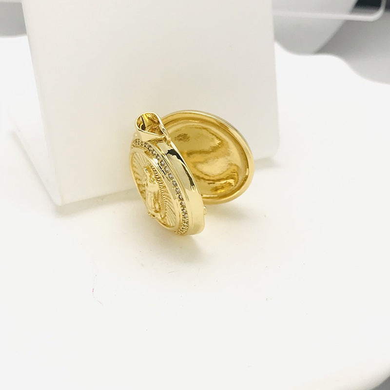 Fashion New Stopwatch Style Virgin Inlaid Accessories Necklace