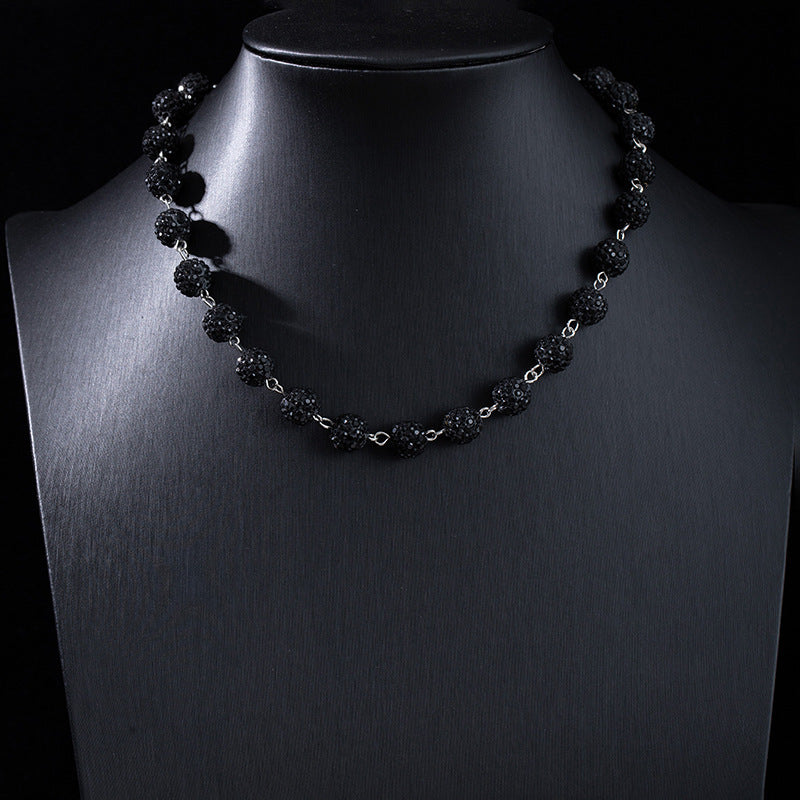 Fashion Premium Diamond Ball Zipper Men's Hip Hop Waist Chain Pendants