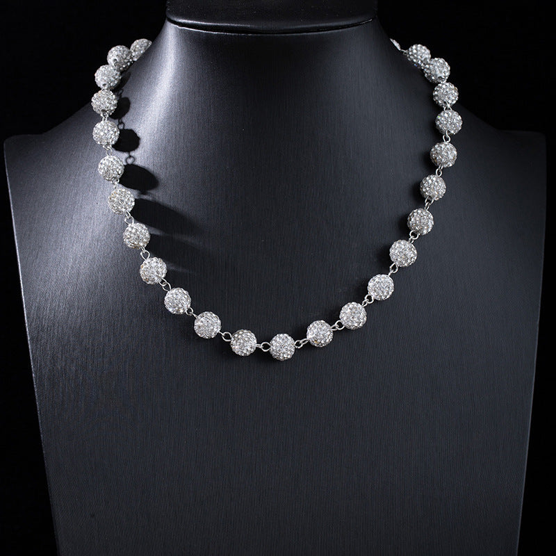 Fashion Premium Diamond Ball Zipper Men's Hip Hop Waist Chain Pendants