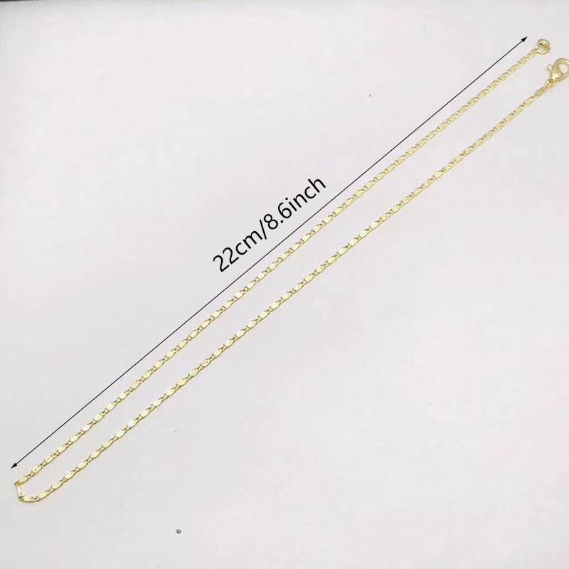 Fashion New Stopwatch Style Virgin Inlaid Accessories Necklace