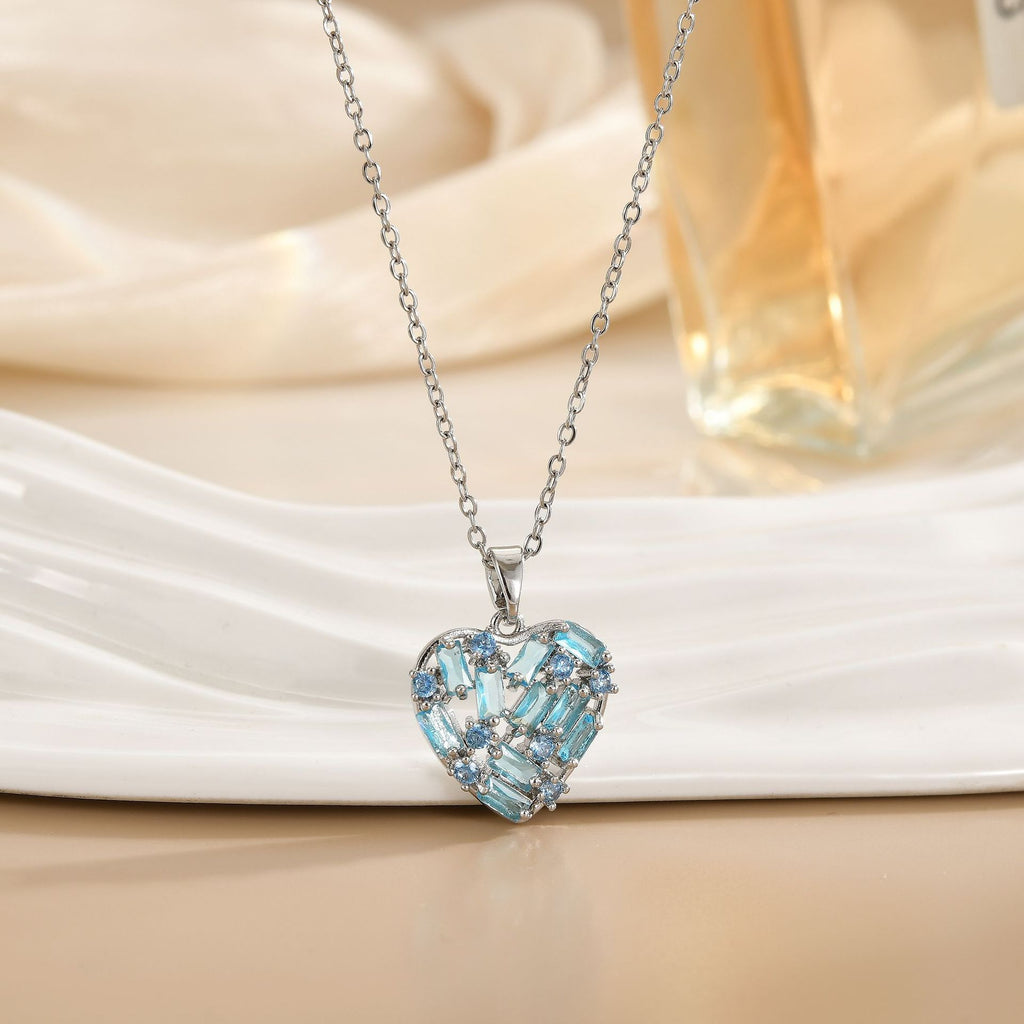 European And American New Cute Seaside Light Luxury Diamond Temperament Wild Necklace Women