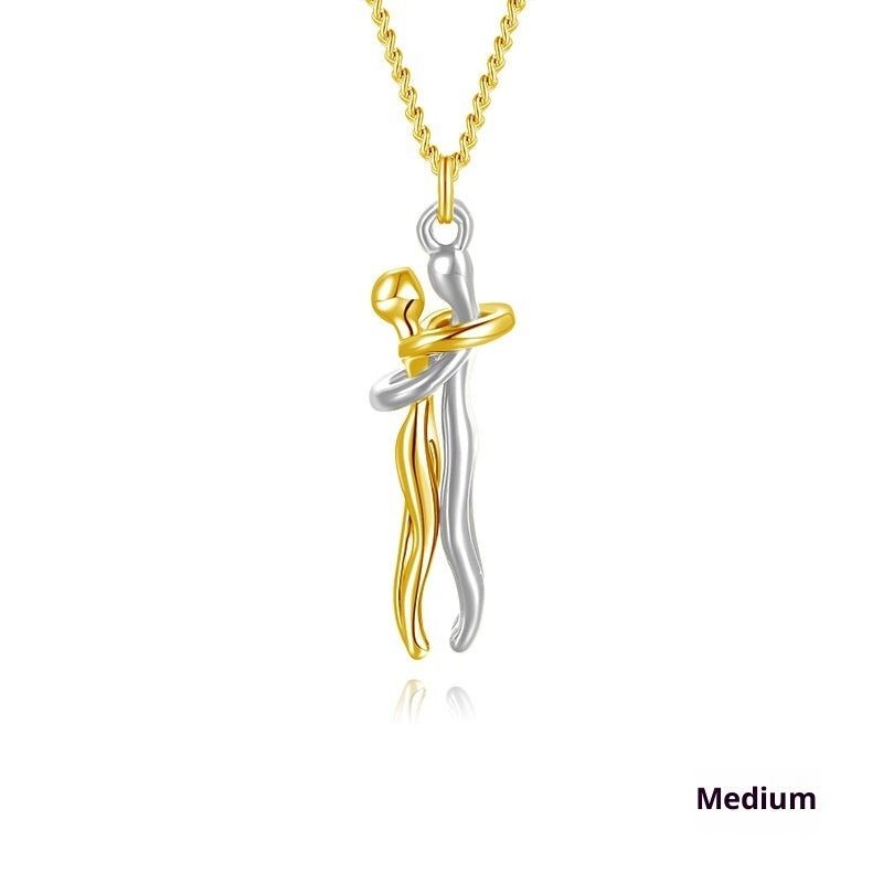 Embrace Emotional Expression Collarbone Pendant Necklace