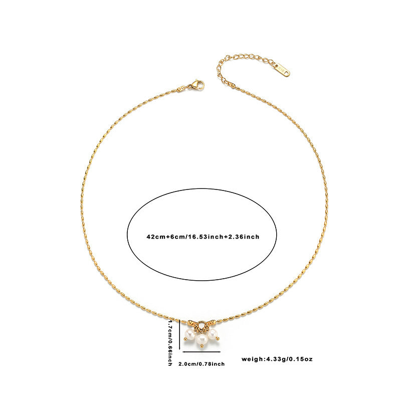 Pearl Pendant Necklace Does Not Fade