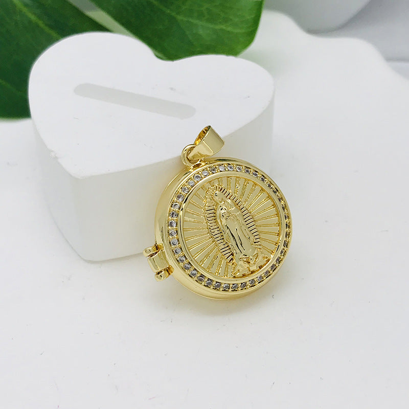 Fashion New Stopwatch Style Virgin Inlaid Accessories Necklace