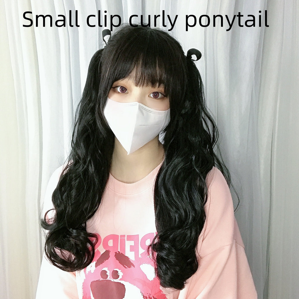 Big Hair Claws Wavy Women's Long Curly Hair High Ponytail Wig