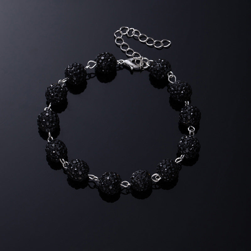 Fashion Premium Diamond Ball Zipper Men's Hip Hop Waist Chain Pendants