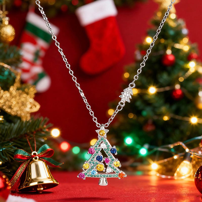 Christmas Christmas Tree Necklace For Women