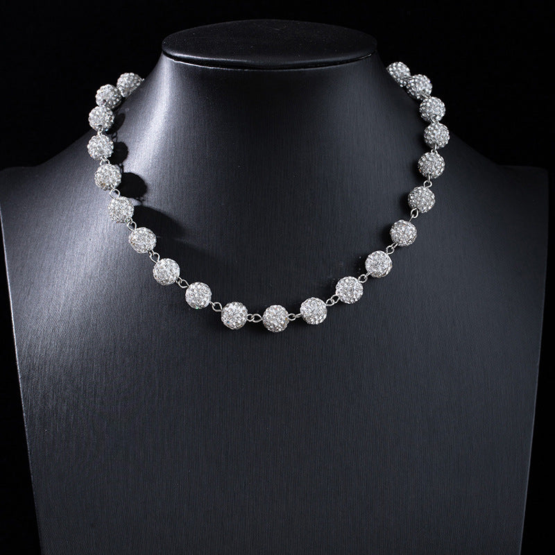 Fashion Premium Diamond Ball Zipper Men's Hip Hop Waist Chain Pendants