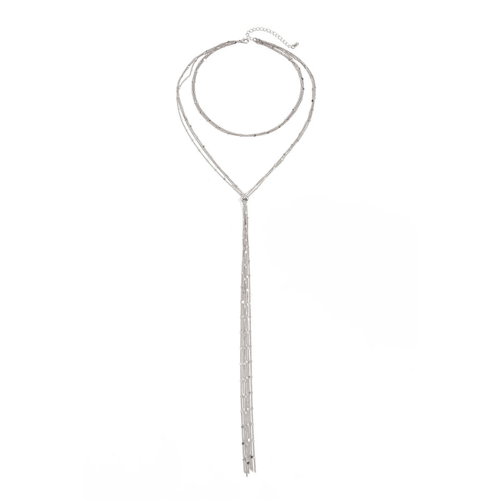 Sexy Multi-layer Y-shaped Tassel Neck Back Chain