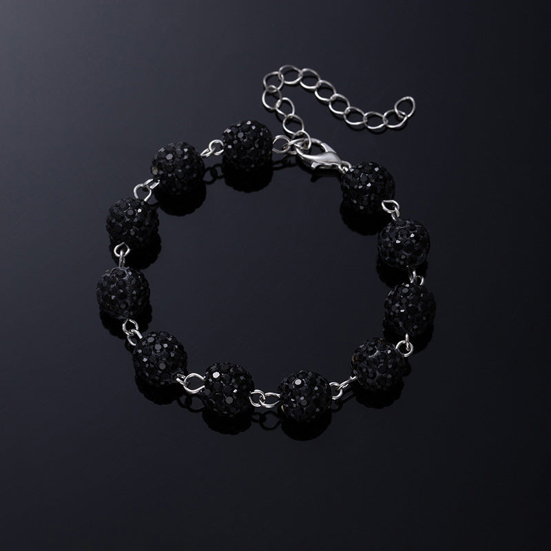 Fashion Premium Diamond Ball Zipper Men's Hip Hop Waist Chain Pendants