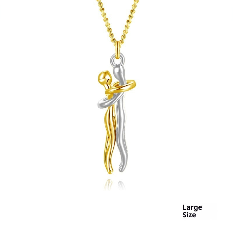 Embrace Emotional Expression Collarbone Pendant Necklace