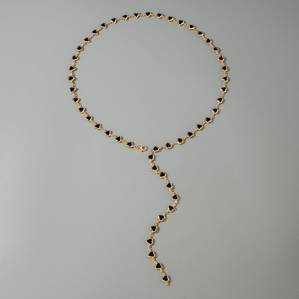 Cross Geometric Diamond Chain Clause Necklace