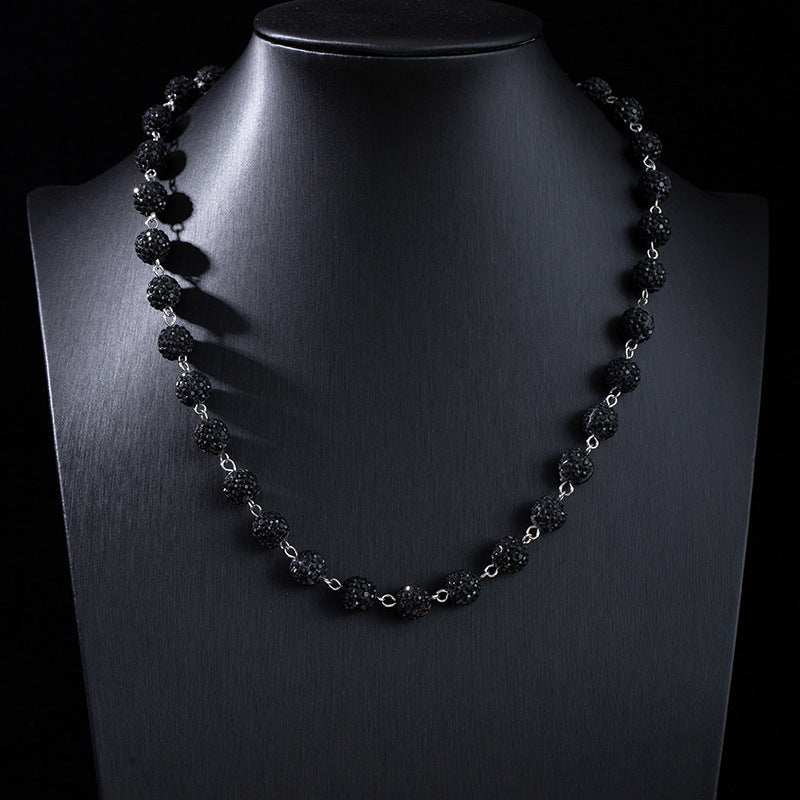 Fashion Premium Diamond Ball Zipper Men's Hip Hop Waist Chain Pendants