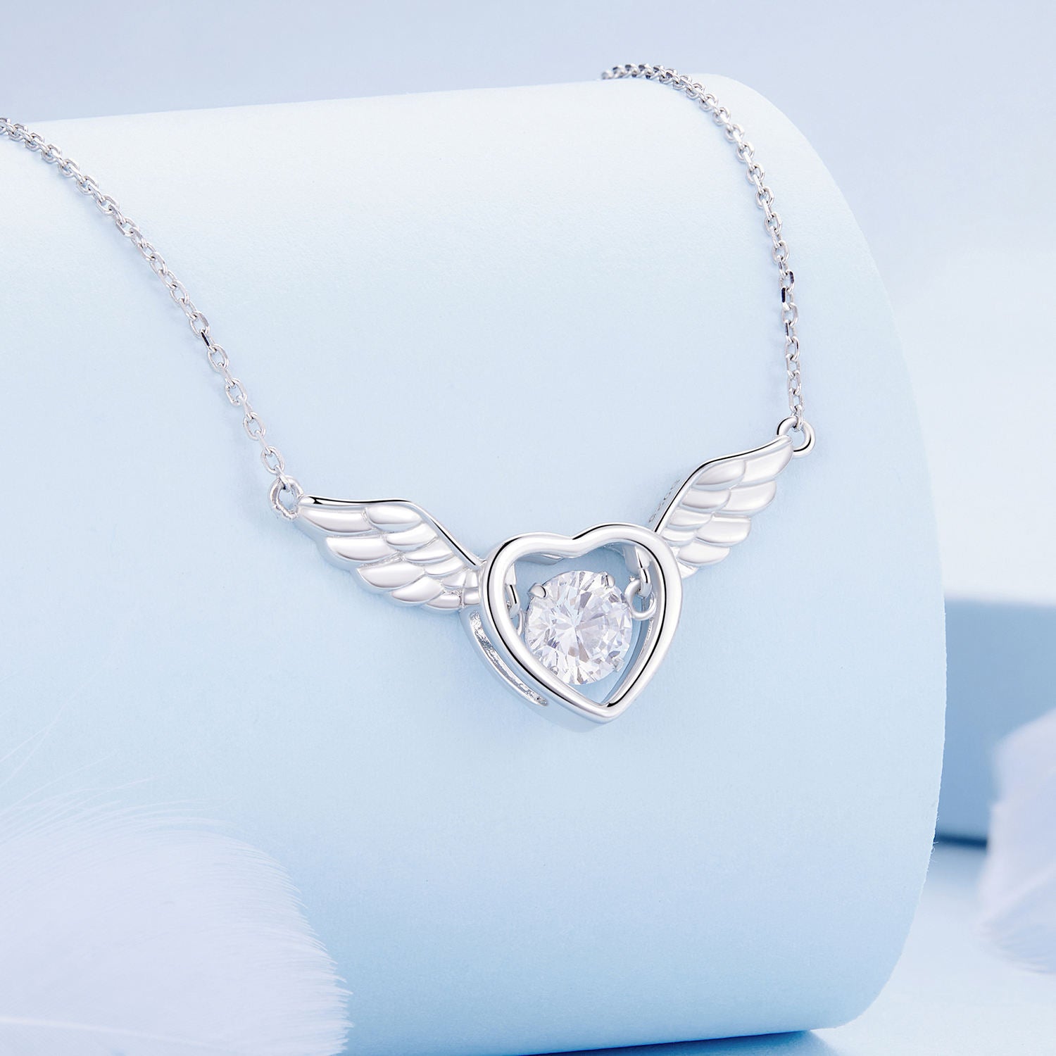 Angel Wings 925 Sterling Silver Necklace
