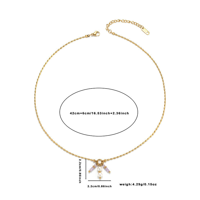 Pearl Pendant Necklace Does Not Fade