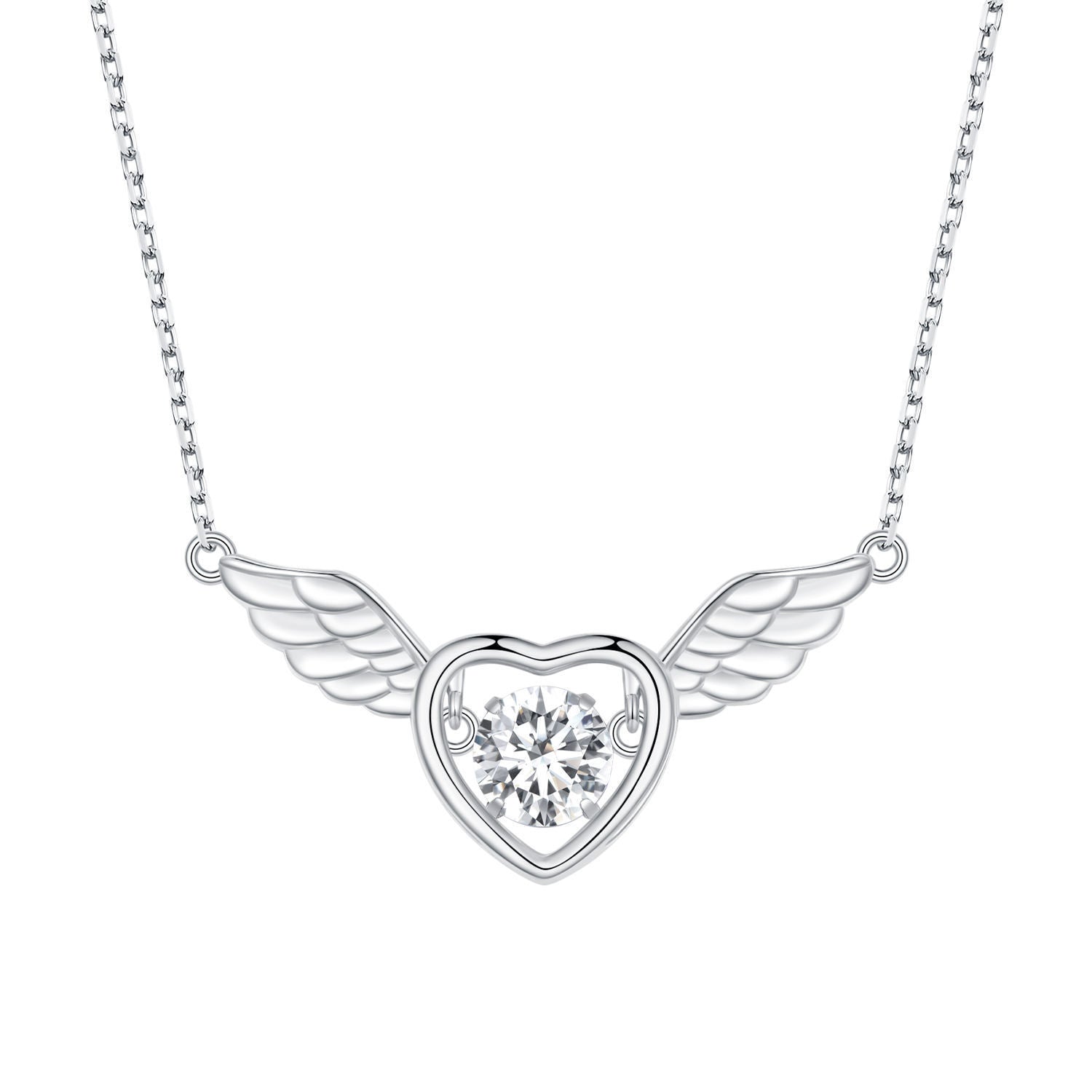 Angel Wings 925 Sterling Silver Necklace